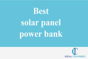 Best solar panel power bank
