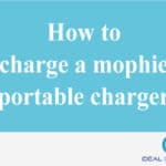 How to charge a mophie portable charger